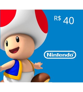 eShop Prepaid Card R$40 BR Nintendo eShop Key 